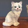 Pair of Lefton White Cat Figurines - 3