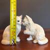 Pair of Lefton White Cat Figurines - 4