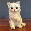 Pair of Lefton White Cat Figurines - 5