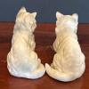 Pair of Lefton White Cat Figurines - 7