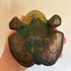 Cast Iron Frog with Green Patina Finish - 4