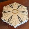 Art Deco Ceramic Trinket Box & Mini Glass Bottles - 2