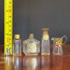 Art Deco Ceramic Trinket Box & Mini Glass Bottles - 4
