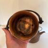 Copper-Tone Teapot and Small Cauldron - 2