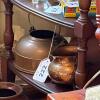 Copper-Tone Teapot and Small Cauldron - 8