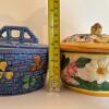 Majolica-Style Ceramic Dishes Including Italian F.B. & Co. - 7
