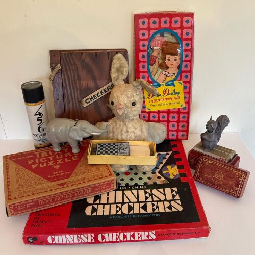 Vintage Games, Dolls, and Toys