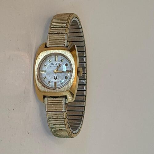 Bulova Accutron Gold Electroplate Bezel Wristwatch