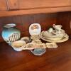 Assorted Ceramic Plates, Dishes, & Vase