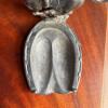 Jockey on Horse Cast Metal Horseshoe Ashtray - 2