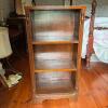 Small Wooden Bookcase With Turned Columns