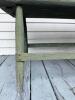 Green Painted Windsor-Style Bench with Spindle Back - 5