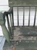 Green Painted Windsor-Style Bench with Spindle Back - 6
