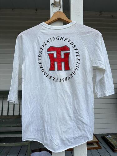 Talking Heads Band Logo Raglan T-Shirt by Ron Boutwell