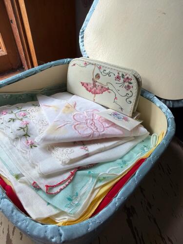 Vintage Embroidered Handkerchiefs