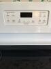 GE White Electric Range with Glass Cooktop - Like New! - 4