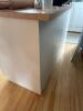 Custom Built KitchenIsland With Butcher Block Top on Wheels - 4