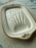 12" Crown Ducal Ware England Floral-Decorated Ceramic Meat Platter - 4