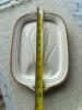 12" Crown Ducal Ware England Floral-Decorated Ceramic Meat Platter - 5