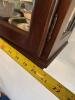 Wall-Mounted Pediment-Top China Display Cabinet with Teacups - 7