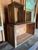 Antique Wooden Shipping for Crate Fisher & Co. Fine Candies with Other Rustic Crates