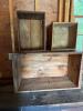 Antique Wooden Shipping for Crate Fisher & Co. Fine Candies with Other Rustic Crates - 2