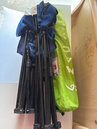 Three Folding Camp Chairs