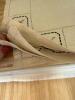 Embroidered Linens With Floral Motif and Glass Platter - 6
