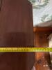 Antique-Style Drop-Leaf Side Table with Turned Legs - 4