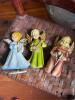 Hand-Painted MCM Angel Figurines