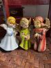 Hand-Painted MCM Angel Figurines - 2