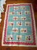 Framed Cross Stitch Embroideries and Linen Tea Towels - 3