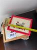Framed Cross Stitch Embroideries and Linen Tea Towels - 6