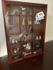 Miniature Animal Figurines Collection in Display Case - 7