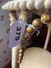 Painted Wicker Accent Table in Victorian-Style - 6
