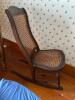 Victorian-Style Cane Rocking Chair - 3