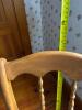 Pair of Wood Side Chairs With Cane Seat - 2