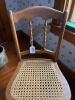 Pair of Wood Side Chairs With Cane Seat - 3