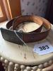 Wells Fargo and Company Belt with Embossed Buckle - 5