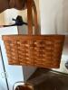 Pair of Longaberger Woven Baskets with Rustic Crate Basket - 6