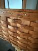 Pair of Longaberger Woven Baskets with Rustic Crate Basket - 7