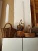 Assorted Wicker and Wood Baskets Rustic Style
