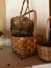 Assorted Wicker and Wood Baskets Rustic Style - 4