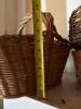 Assorted Wicker and Wood Baskets Rustic Style - 6