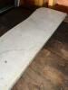 Curved White Marble Tabletop Piece - 3