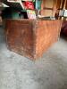 Large Antique Wooden Advertising Crate