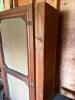 Wood Pie Safe Cabinet with Screen Panel Door with Contents - 2