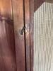 Wood Pie Safe Cabinet with Screen Panel Door with Contents - 5