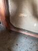 Wood Pie Safe Cabinet with Screen Panel Door with Contents - 14