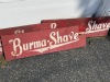 Burma-Shave Advertising Signs, Set of 5 - Double Sided - 5